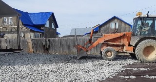 Отсыпка участка Мариинск, цена от 207 р./куб.